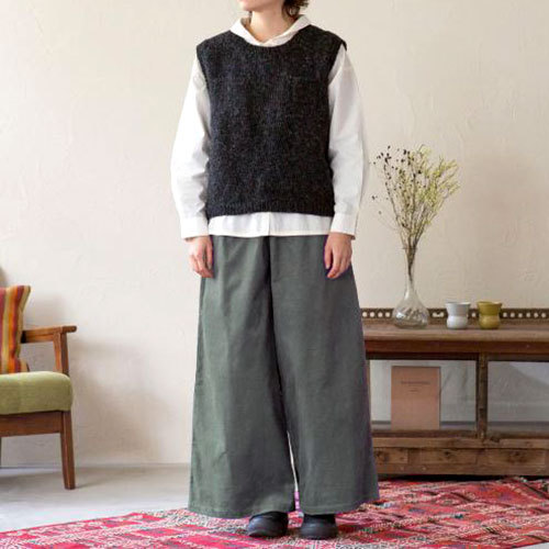 CHコーデュロイロングワイドPT