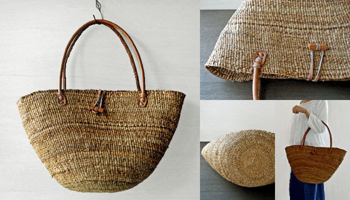 バナナ編みバック