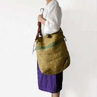 麻袋革ショルダー