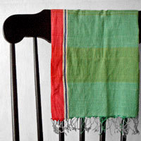 Khadi cotton stole [yantra] (1)