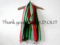 Khadi cotton stole [yantra] (1)