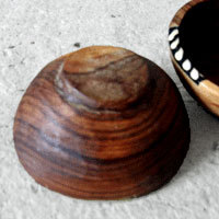 ケニアの木製ミニボウル