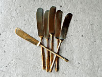 ブロンズバターナイフ [Bamboo]