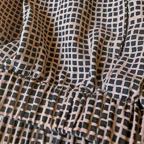 結びスカート(ブロックチェック)