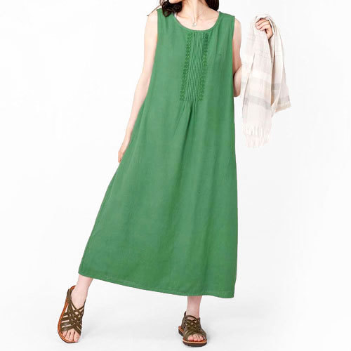 HCノースリーブピンタックOP