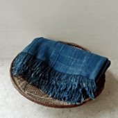 藍染手織布 (古布)