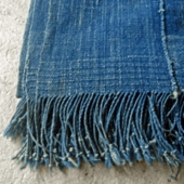 藍染手織布 (古布)