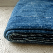 藍染手織布 (古布)