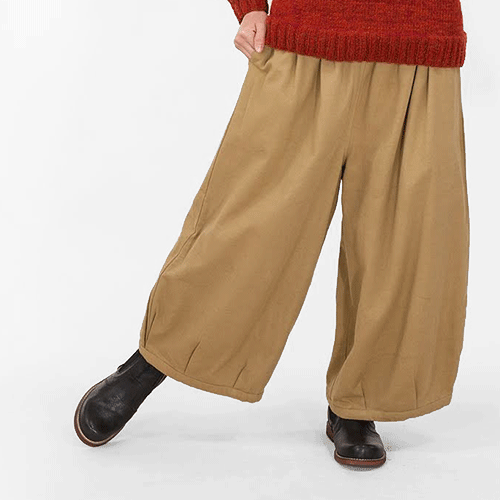 CHウラネルツイルタックパンツ