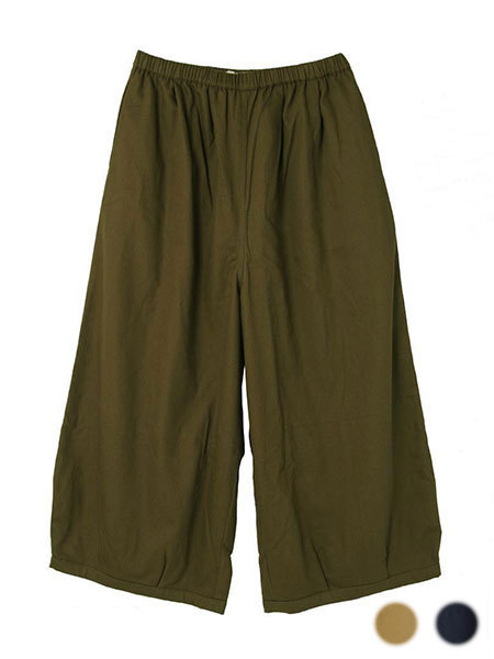 CHツイルヘムタックパンツ