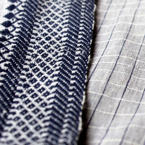 ジャガードジャムダ二ショール (オーガニックコットン)