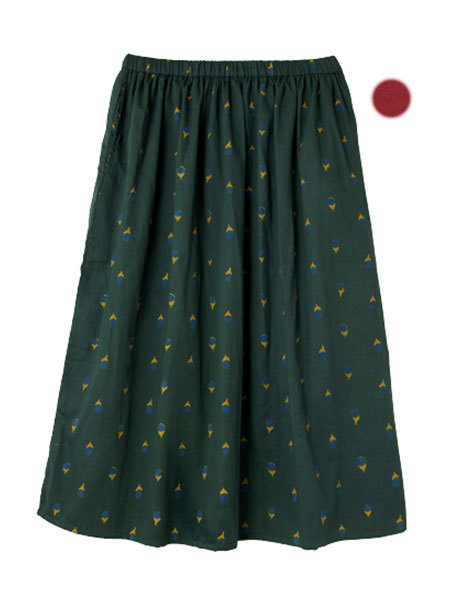 CHキノミギャザースカート